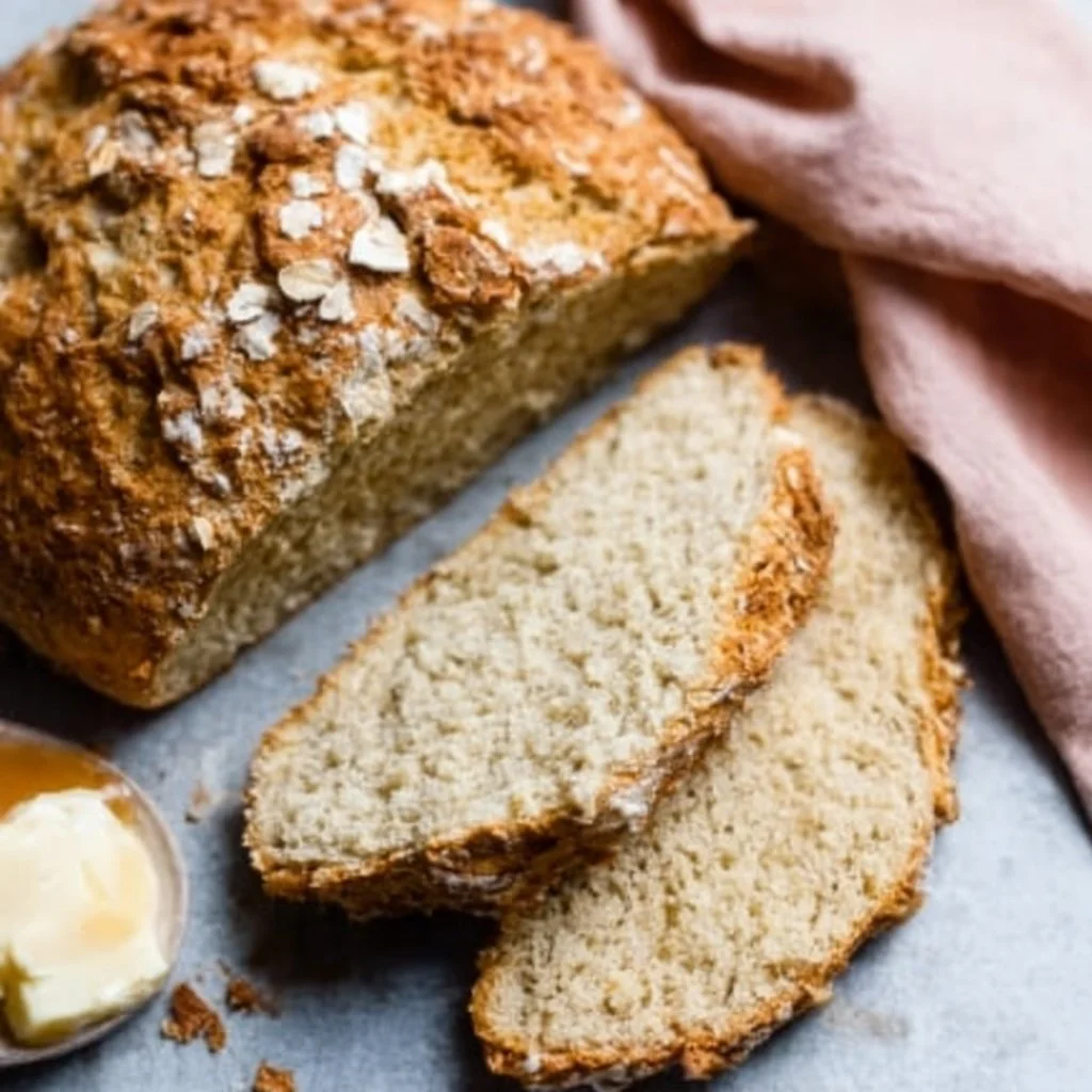 Homemade no yeast bread recipe with soda bread ingredients and instructions
