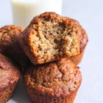 Homemade bran muffins served warm, perfect for a cozy breakfast.