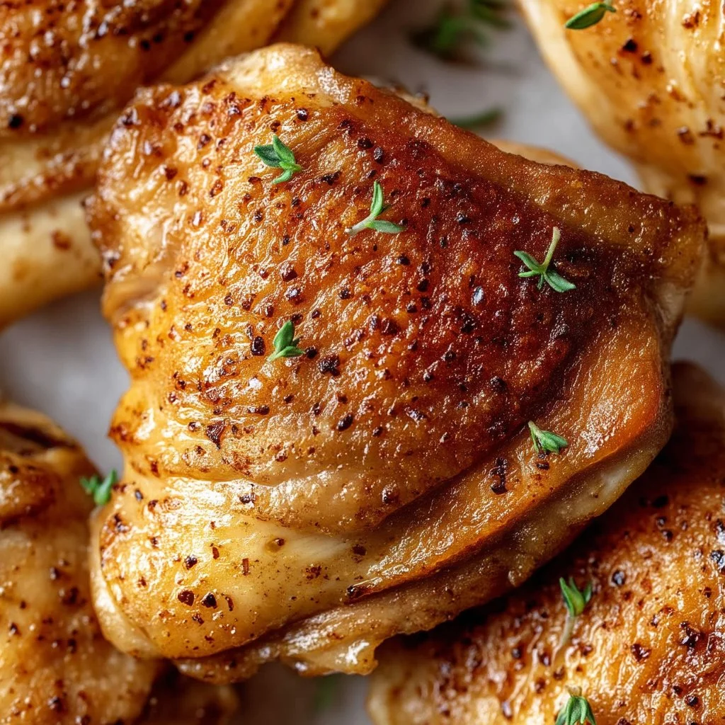 Mayonnaise chicken dish served with fresh herbs and vegetables