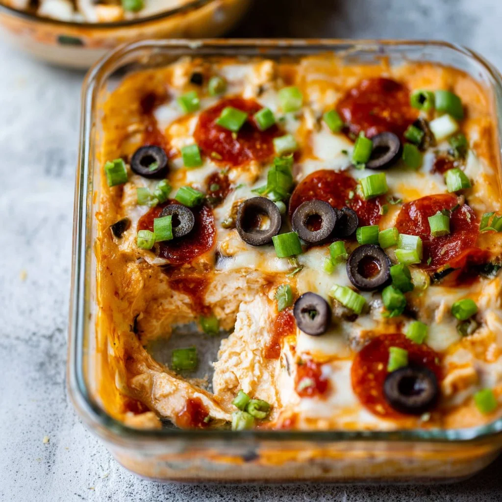 High protein cottage cheese pizza bowls with 27 grams of protein