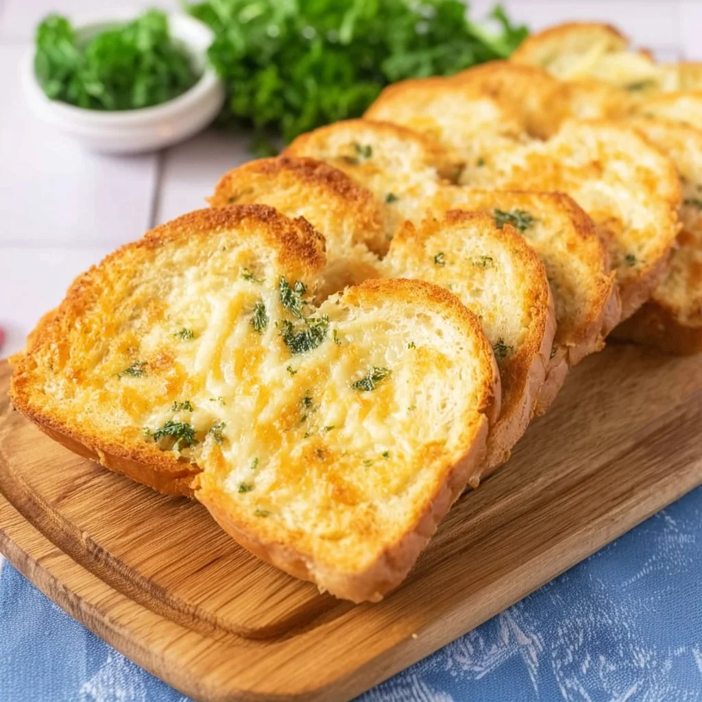 Homemade Texas Toast recipe with golden brown slices on a plate