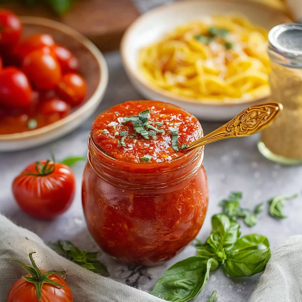 Delicious Pomodoro Sauce ready to enhance your Italian dishes.