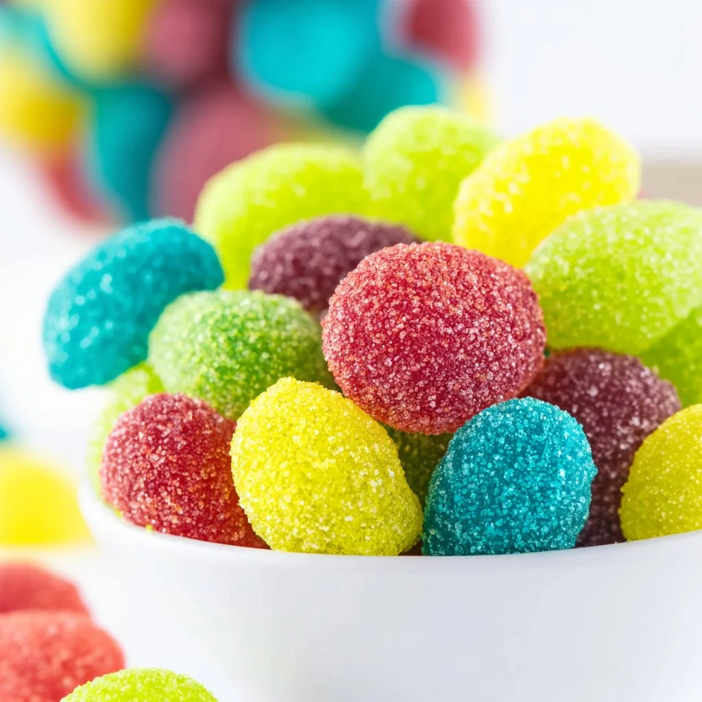 A bowl of Sour Patch Grapes showcasing their sweet and tangy flavor profile