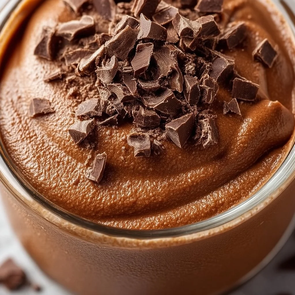 Creamy protein pudding made with three simple ingredients for a healthy treat