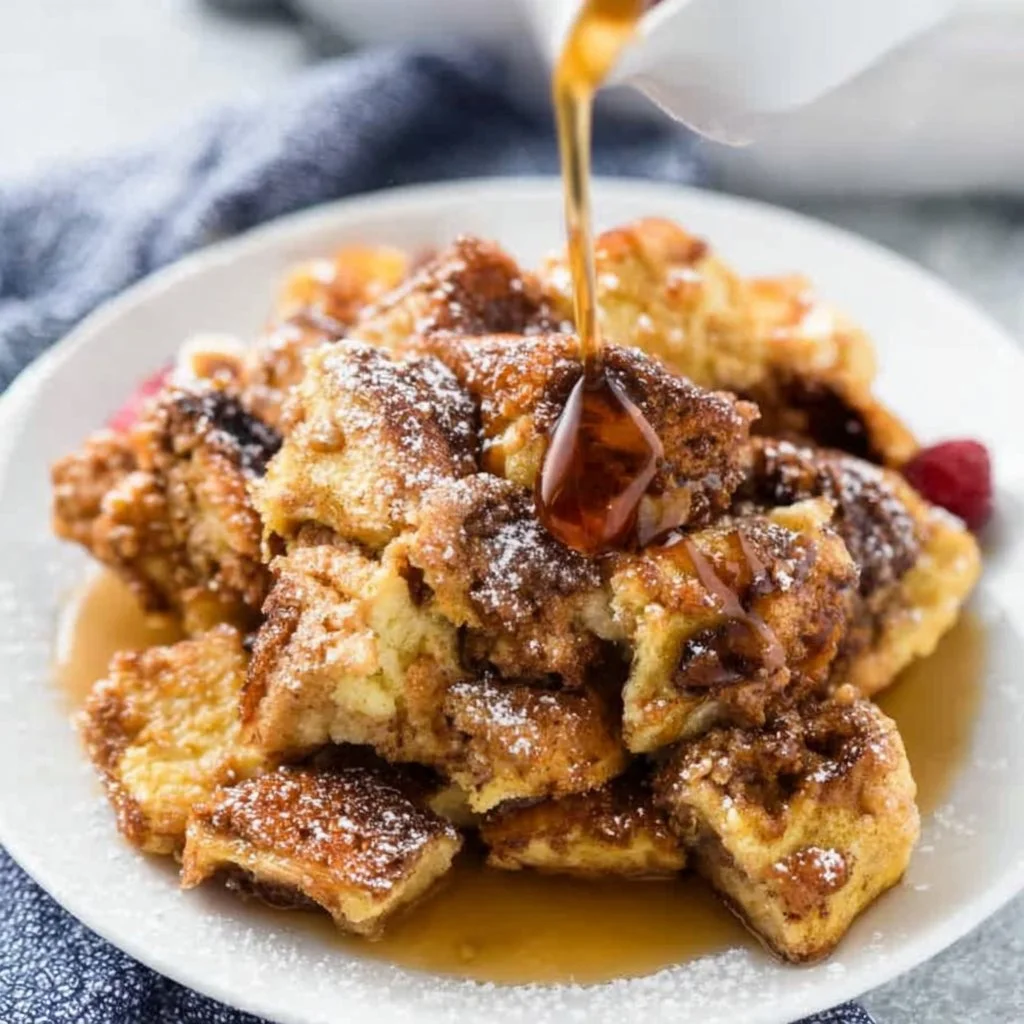 Delicious French Toast Casserole baked to perfection, ideal for breakfast.