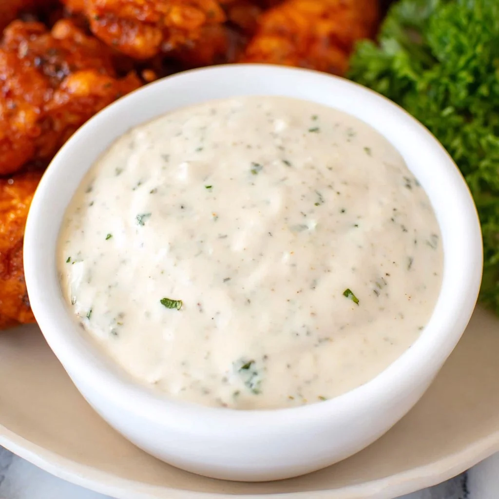 Homemade Wingstop Ranch recipe with ingredients ready for mixing
