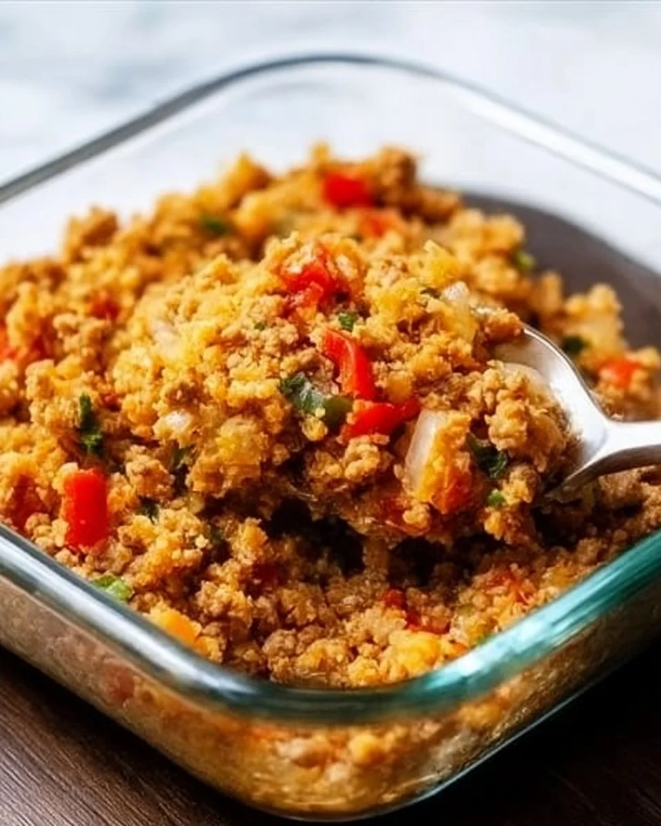 20-Minute Spicy Cauliflower Rice With Ground Turkey