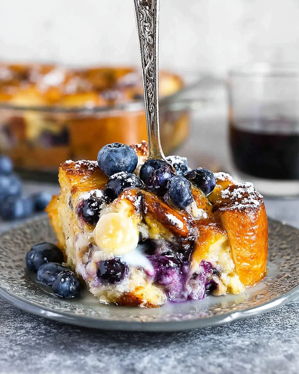 Baked Blueberry French Toast Casserole