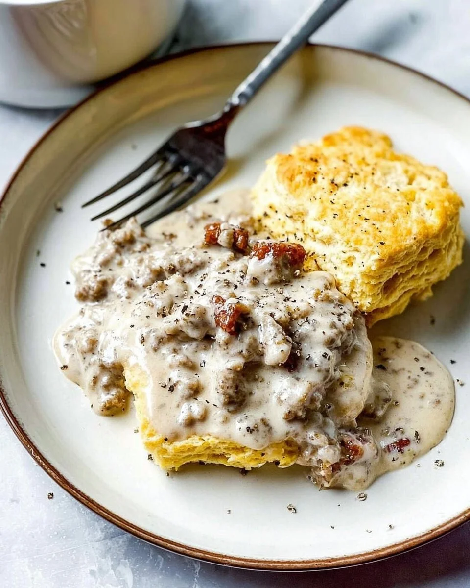 Biscuits and Sausage Gravy