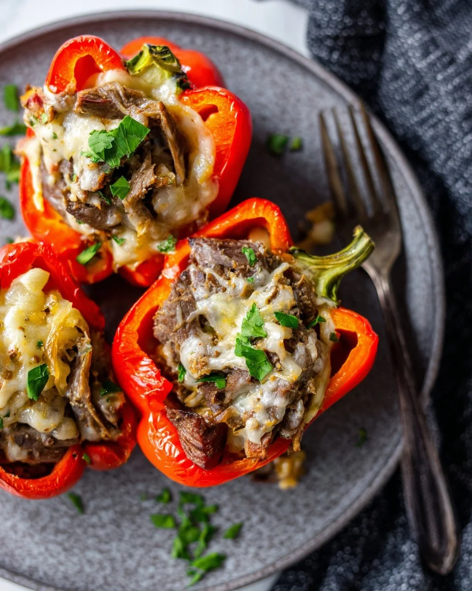 Cheesesteak Stuffed Peppers