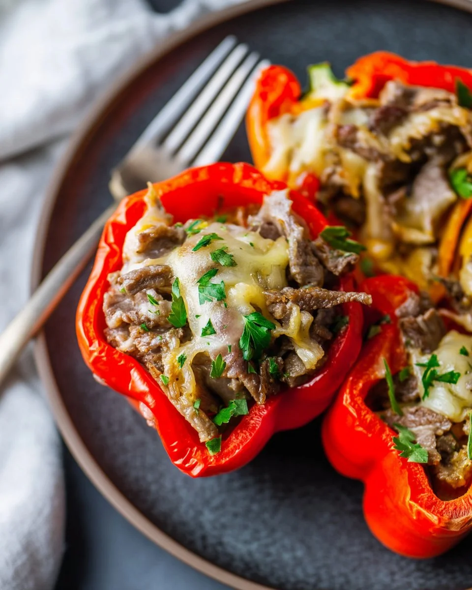 Cheesesteak Stuffed Peppers
