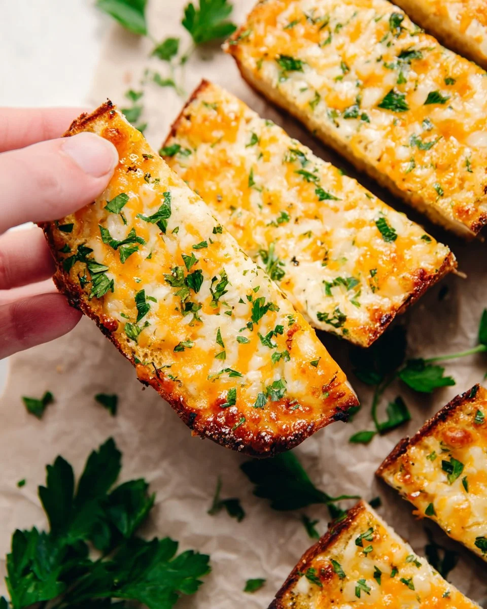 Delicious cheesy bread freshly baked, perfect for sharing and enjoying warm.