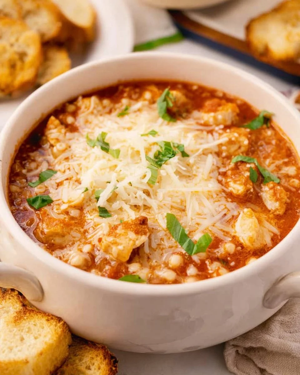 Chicken Parmesan Soup