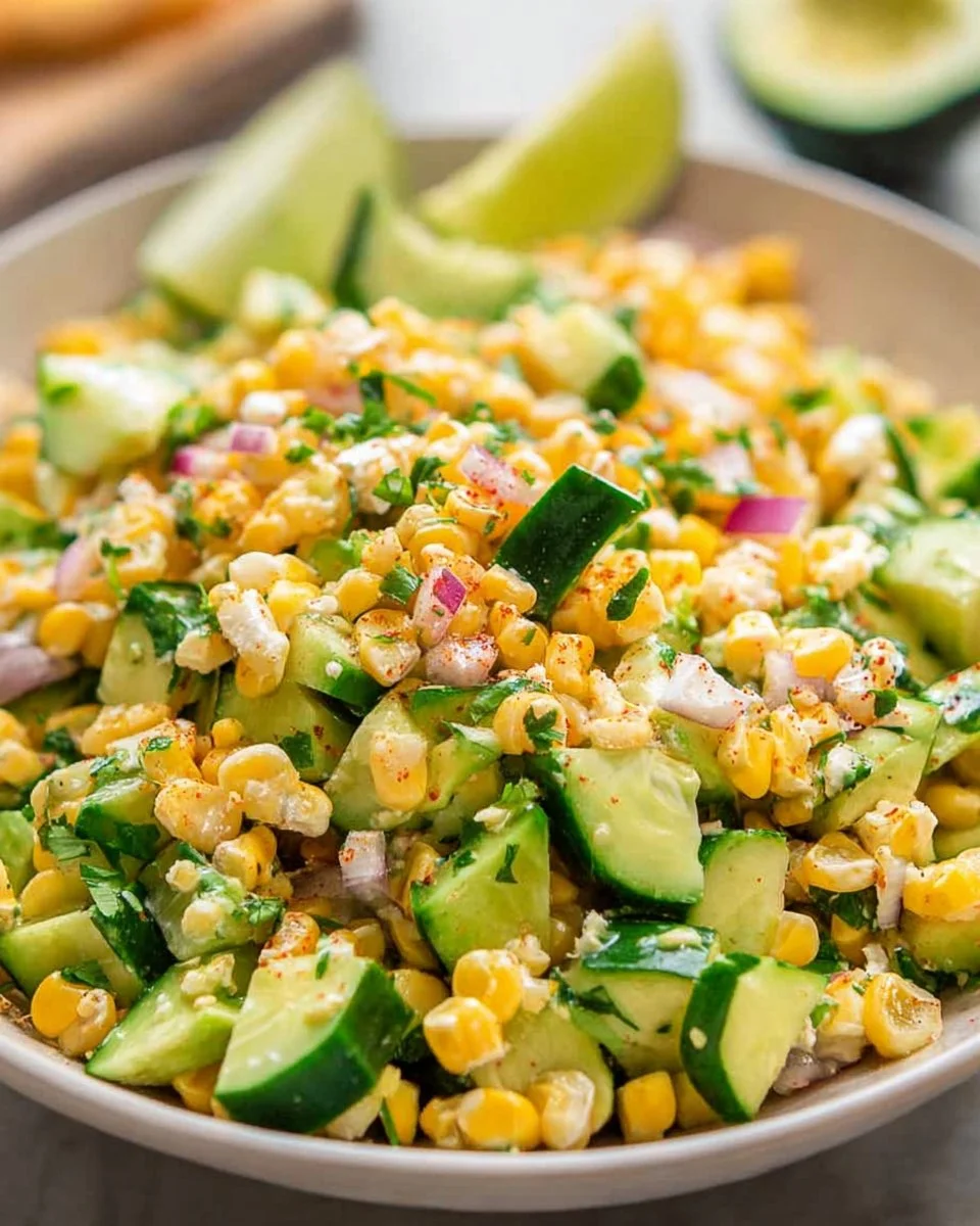 Cucumber Corn Salad