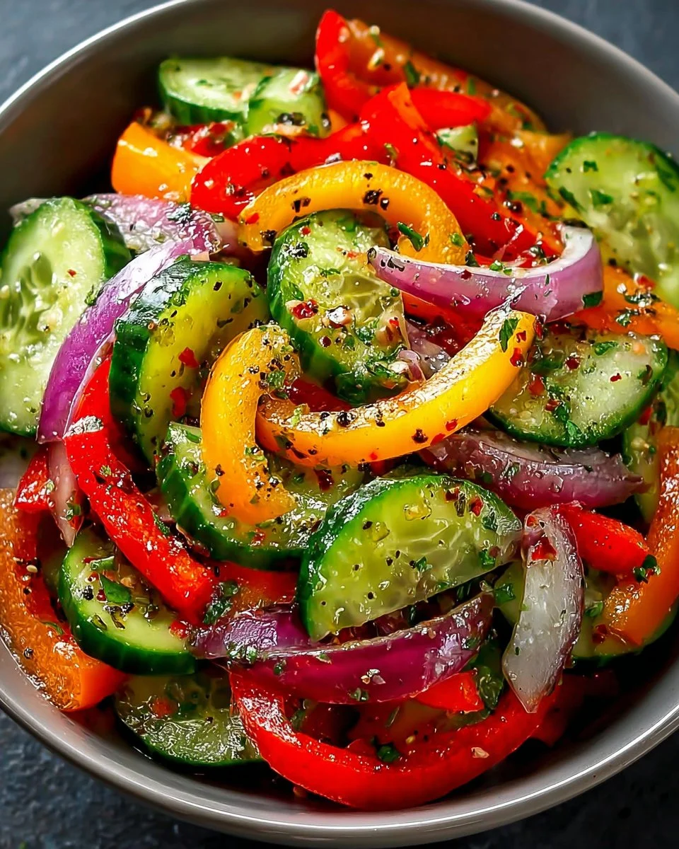 Cucumber Sweet Pepper Salad