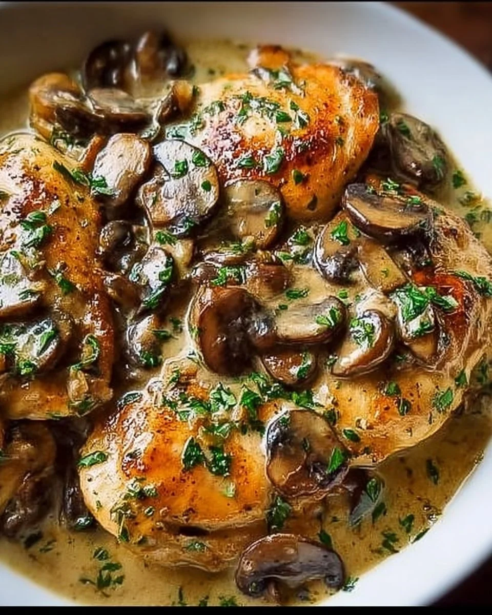 Easy Creamy Chicken Marsala