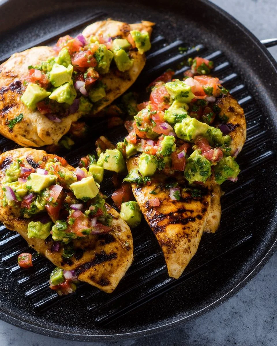 Grilled Avocado Chicken