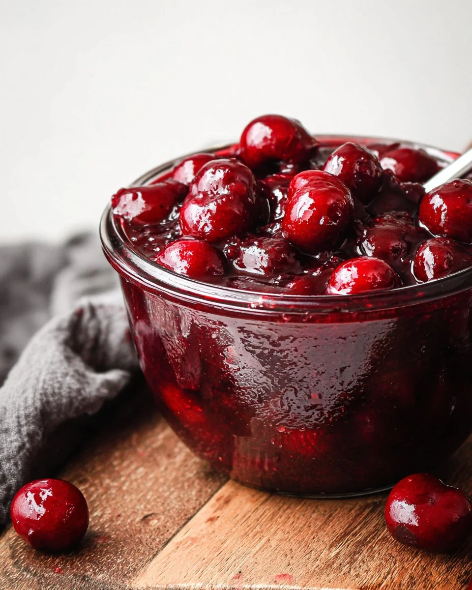 Homemade Cherry Sauce
