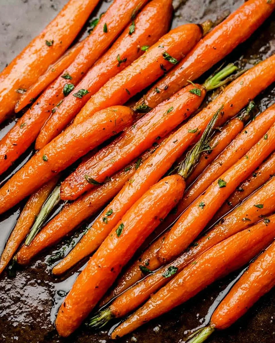 Honey Balsamic Roasted Carrots