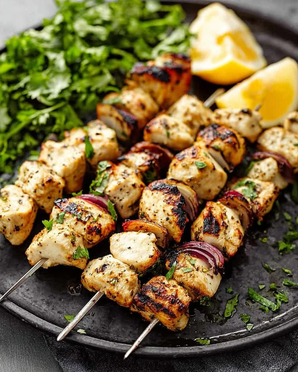 Lemon Chicken Kabobs