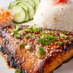 Delicious Miso Salmon plate inspired by Nobu's recipe