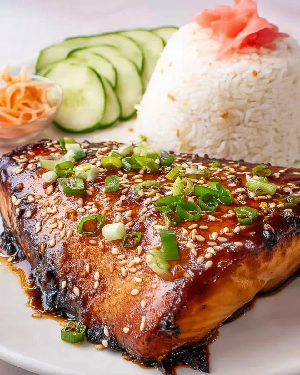 Delicious Miso Salmon plate inspired by Nobu's recipe