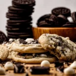 Oreo Cookies and Cream Cookies ready to enjoy