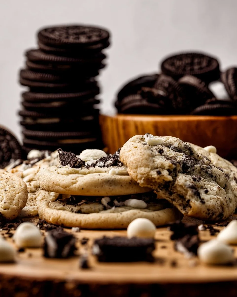 Oreo Cookies and Cream Cookies