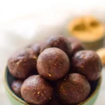 Peanut Butter Energy Balls on a plate, healthy snacks for energy and nutrition.