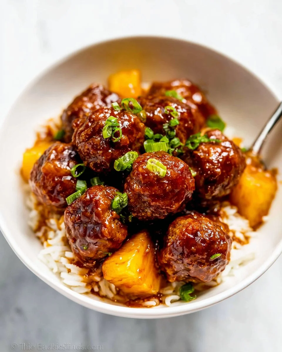 Pineapple Meatballs