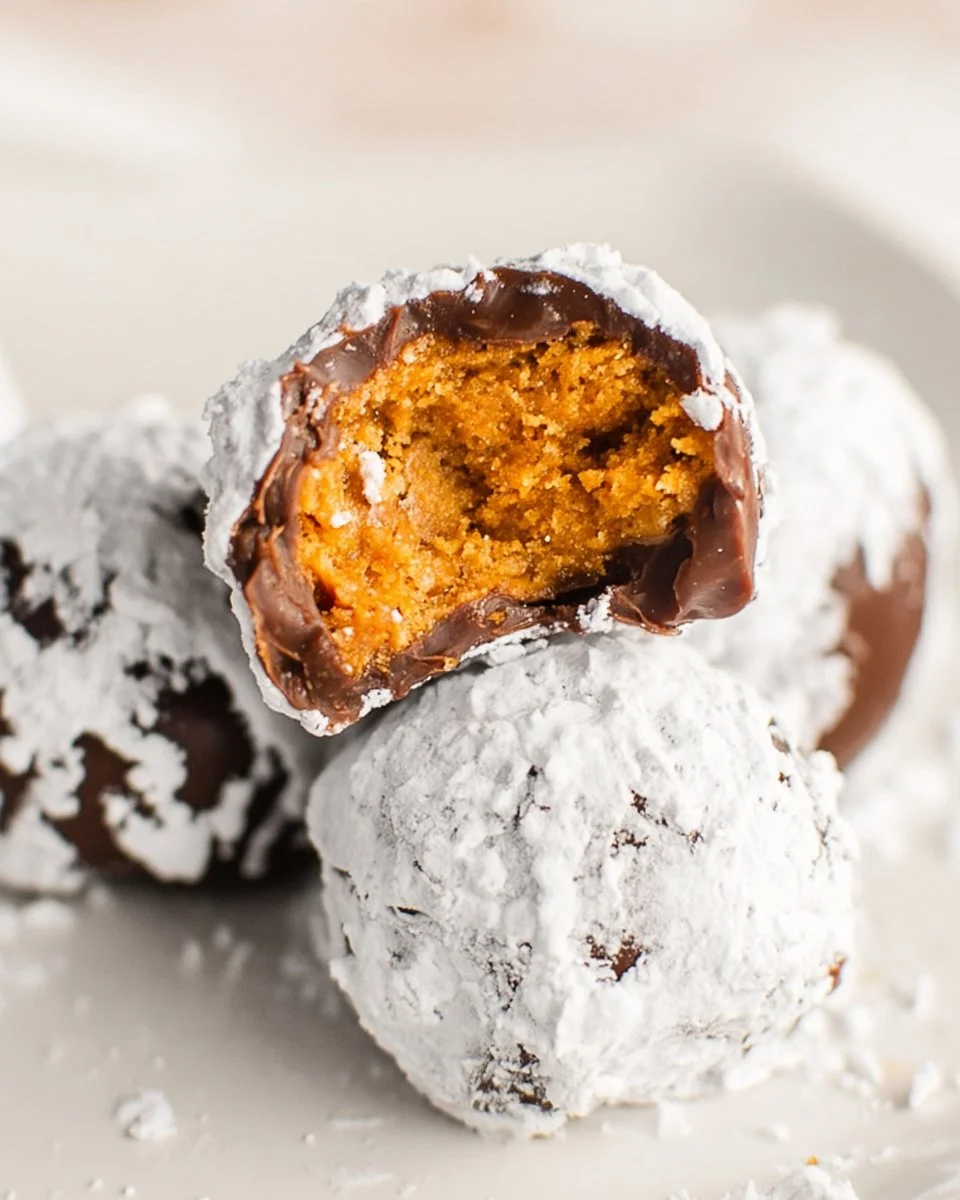 Delicious Scotcheroo Truffles ready to satisfy your sweet cravings.