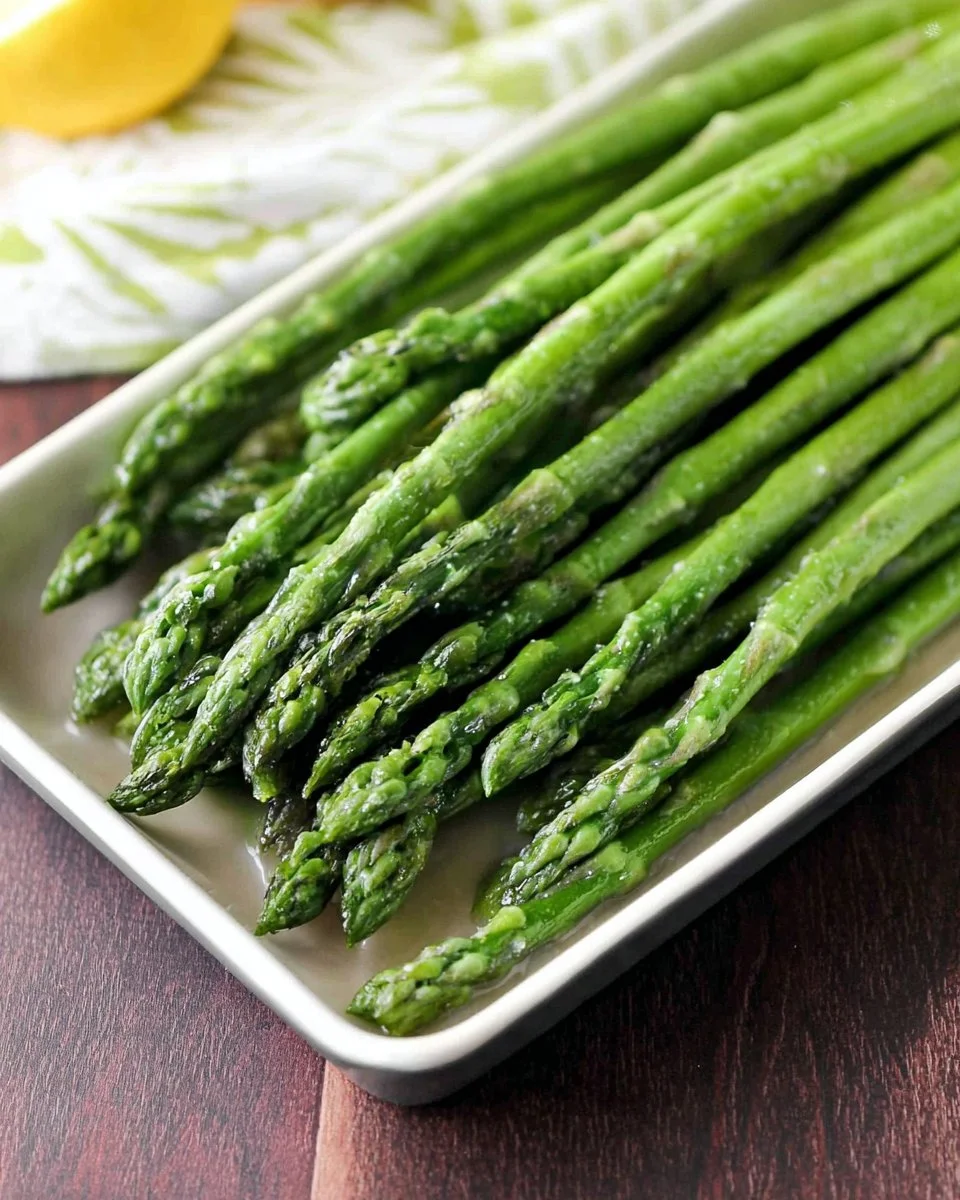 Simple 15 Minute Steamed Asparagus