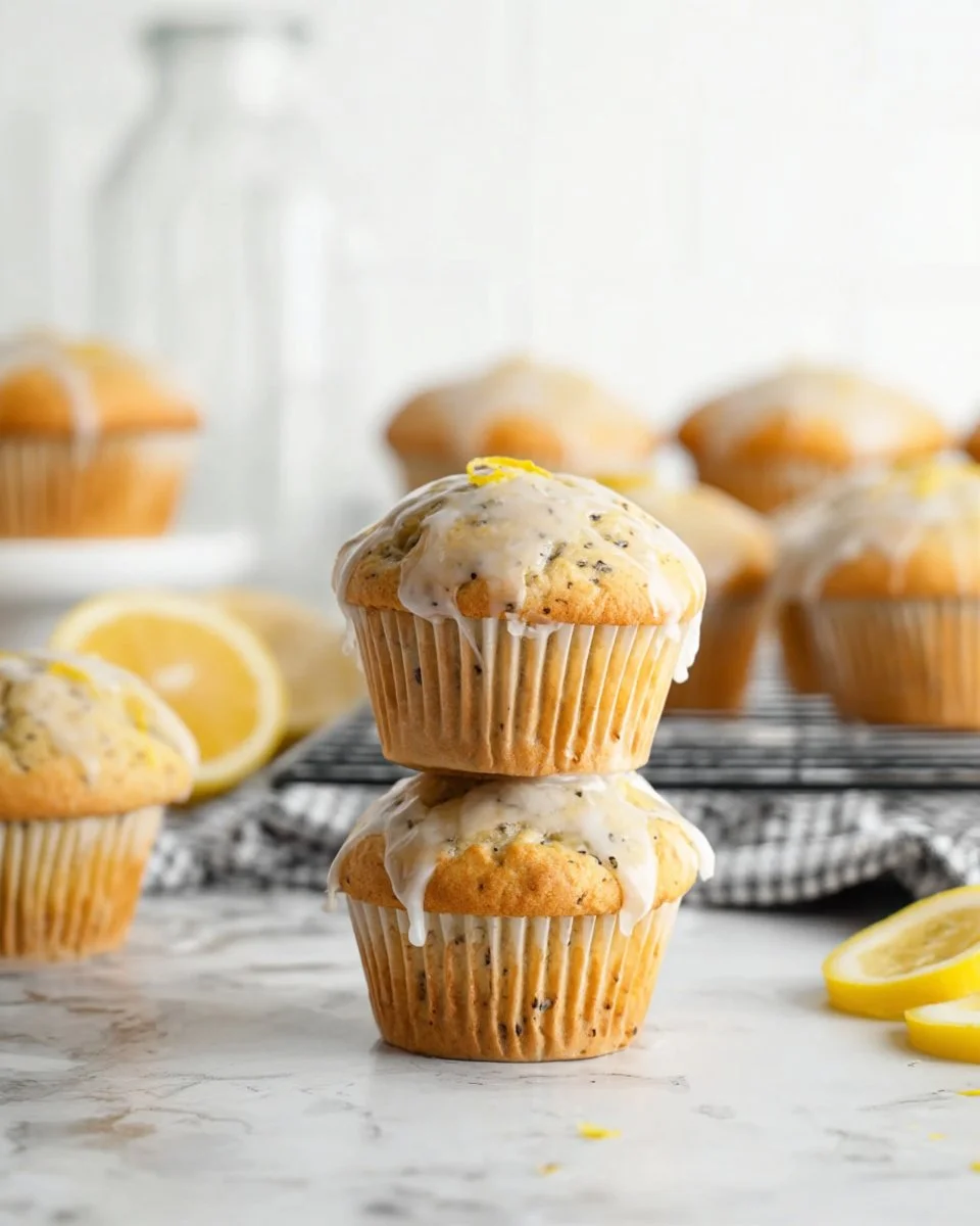 Vegan Lemon Poppyseed Muffins