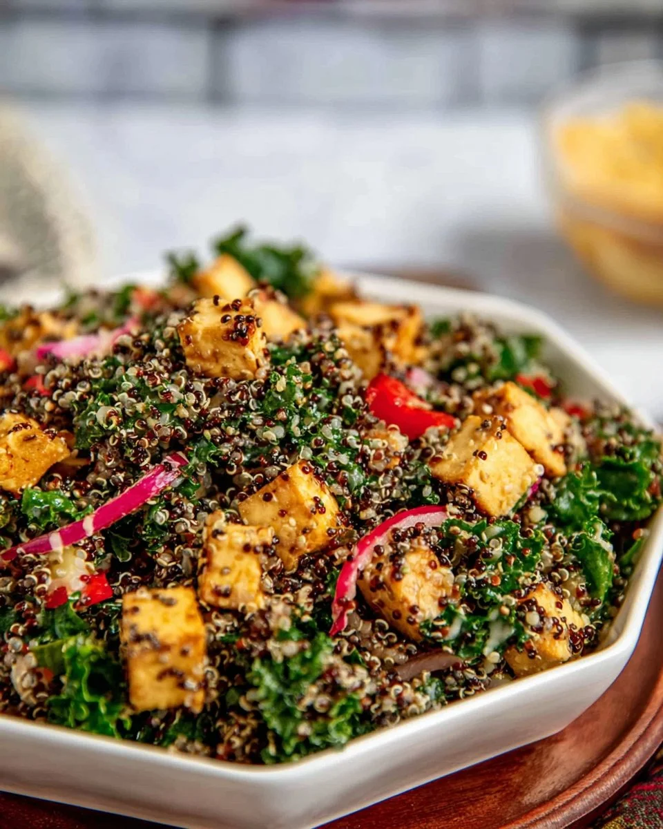 Vegan Tofu Quinoa Salad