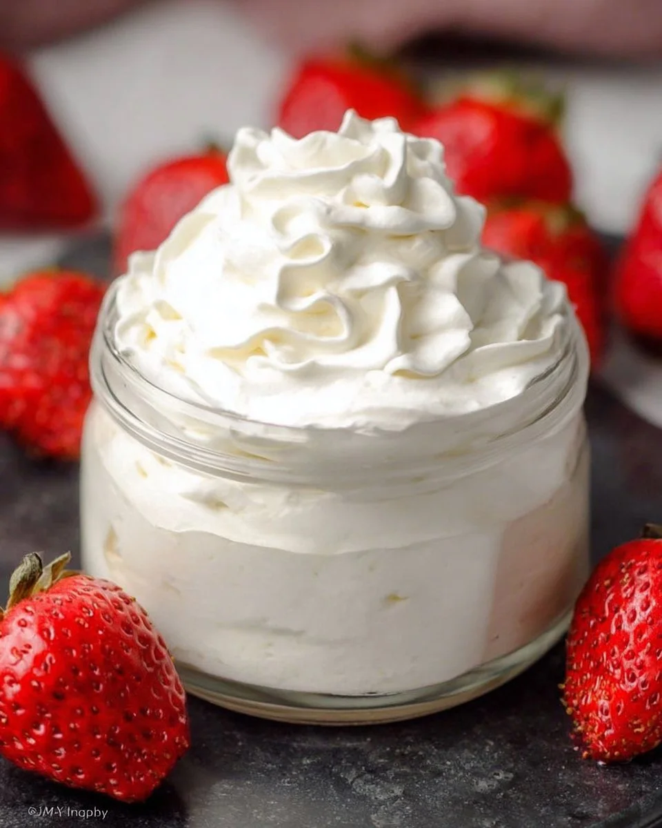 Delicious whipped cream topping on desserts and beverages