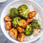 Crispy Air Fryer Chicken Bites served on a plate