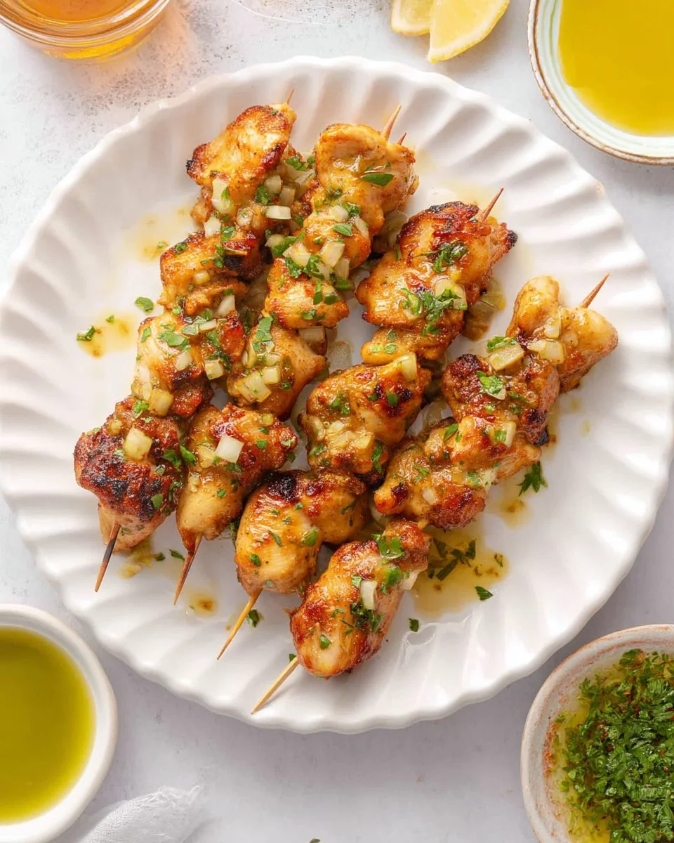 Air Fryer Chicken Skewers