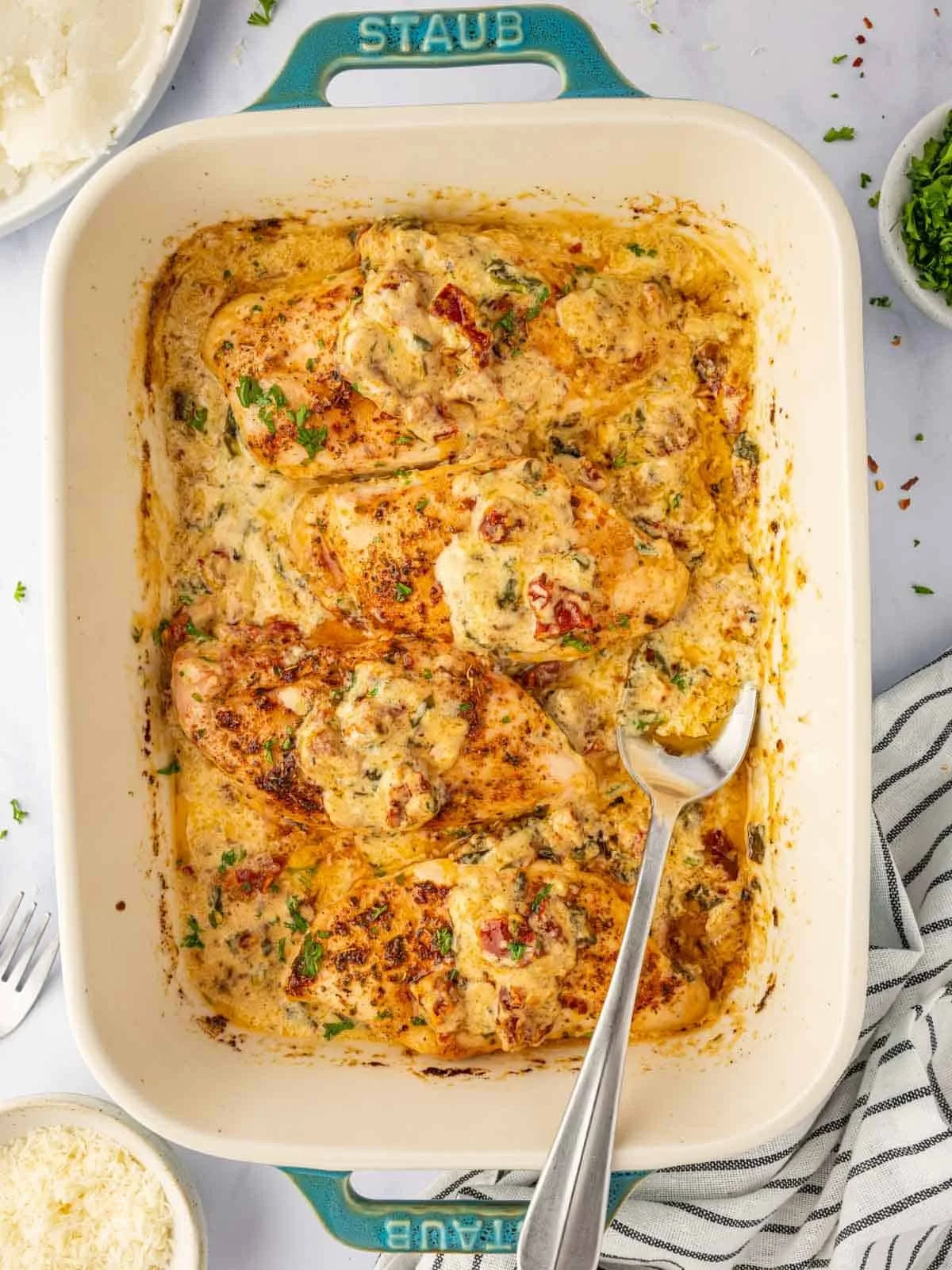 Baked Tuscan Chicken