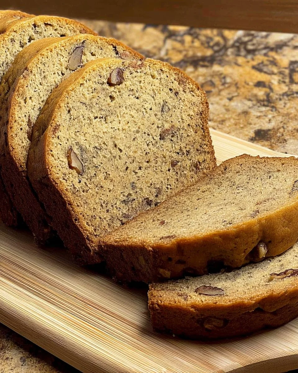 Bread Machine Banana Nut Bread + Video