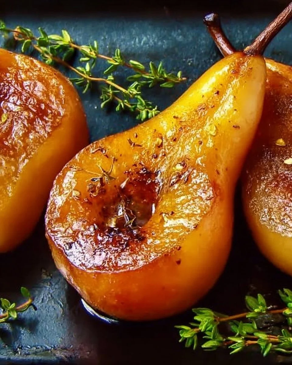 Buttery Roasted Pears