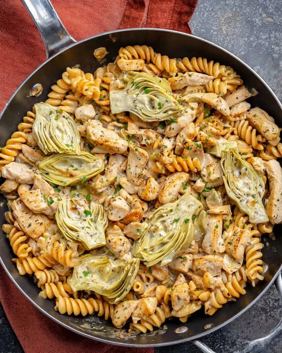 Chicken Artichoke Pasta