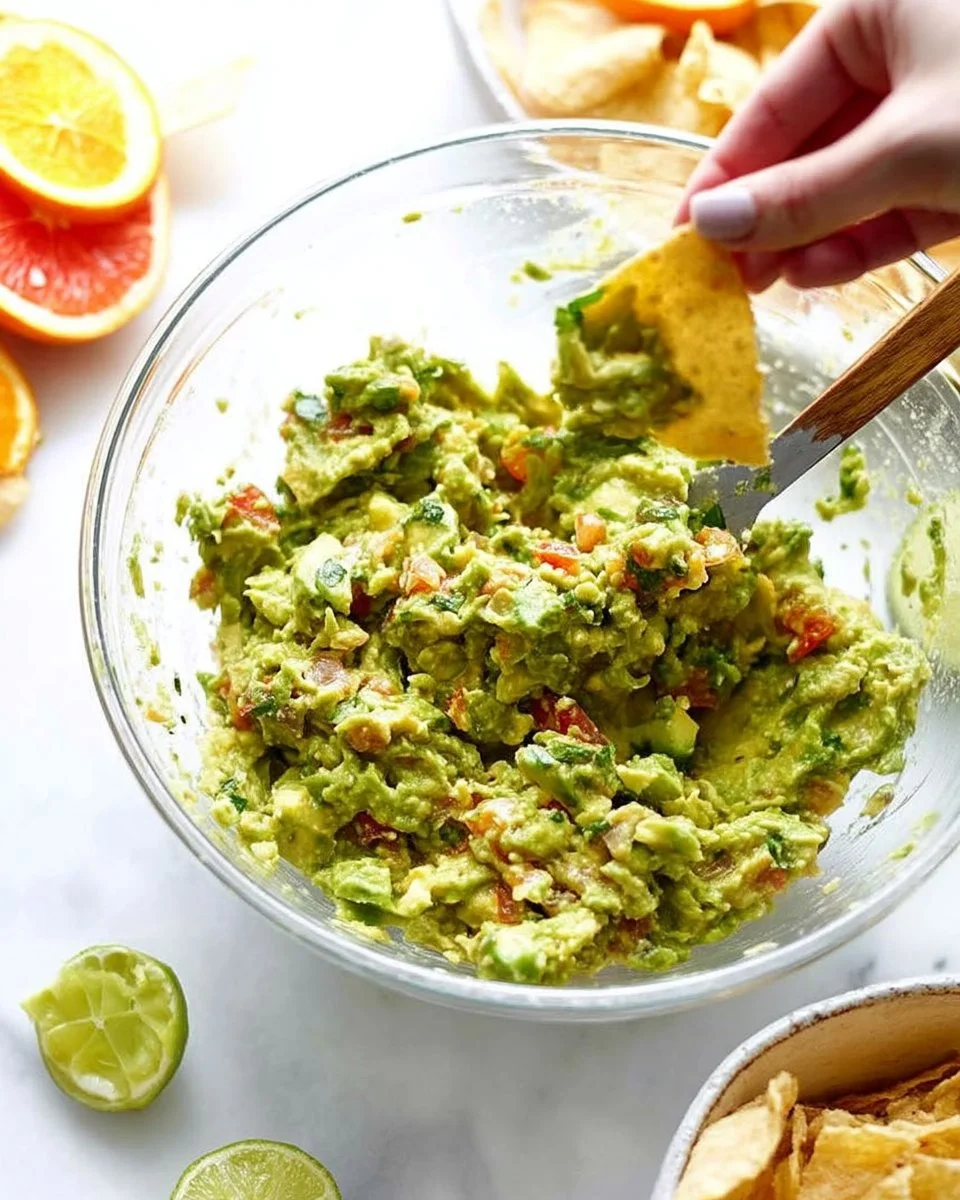 Chunky Citrus Guacamole