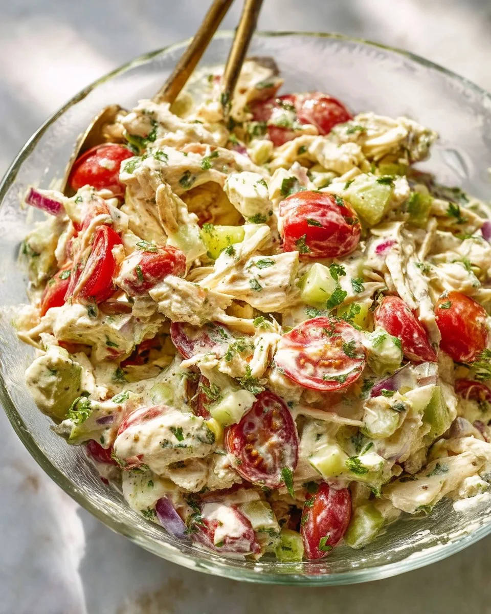 Creamy Greek Yogurt Chicken Salad