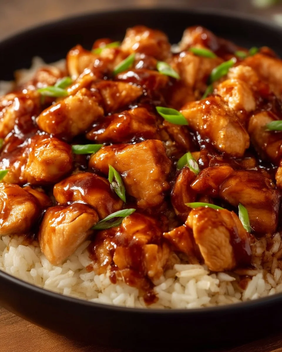 Delicious Honey BBQ Chicken Rice: Fast 30-Minute Dinner