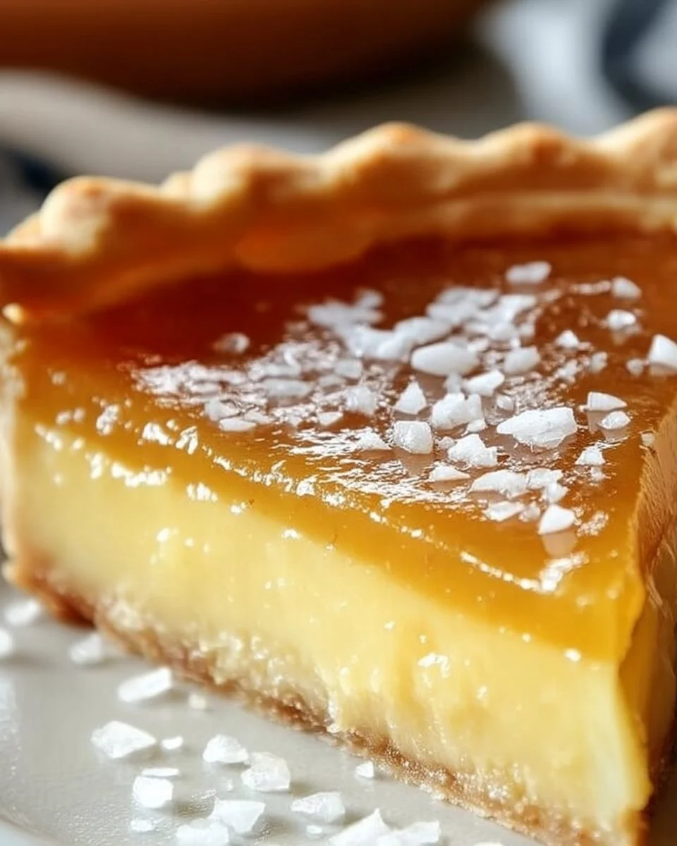 Delight in Tasty Salted Honey Pie with Sweet-Salty Bliss