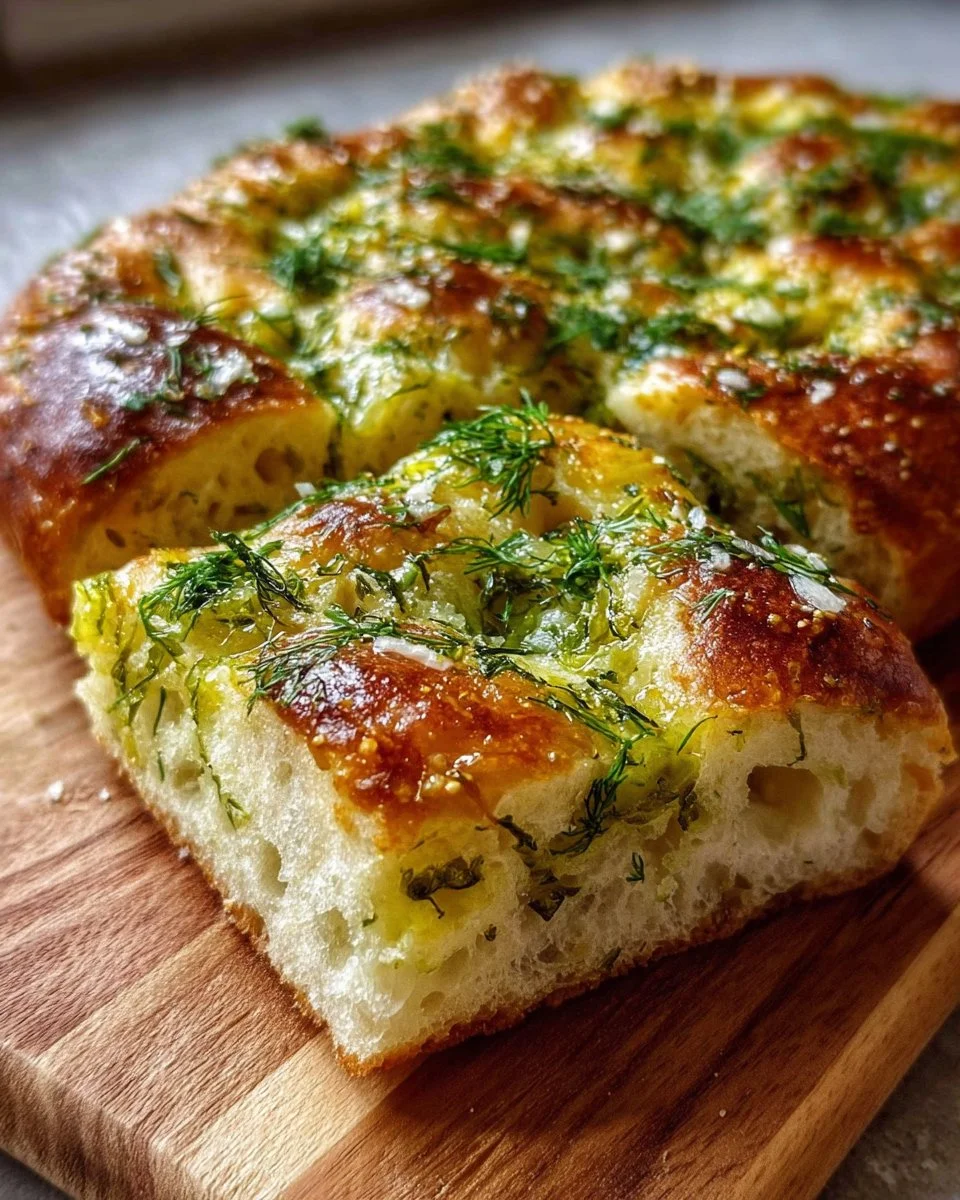 Dill Pickle Focaccia