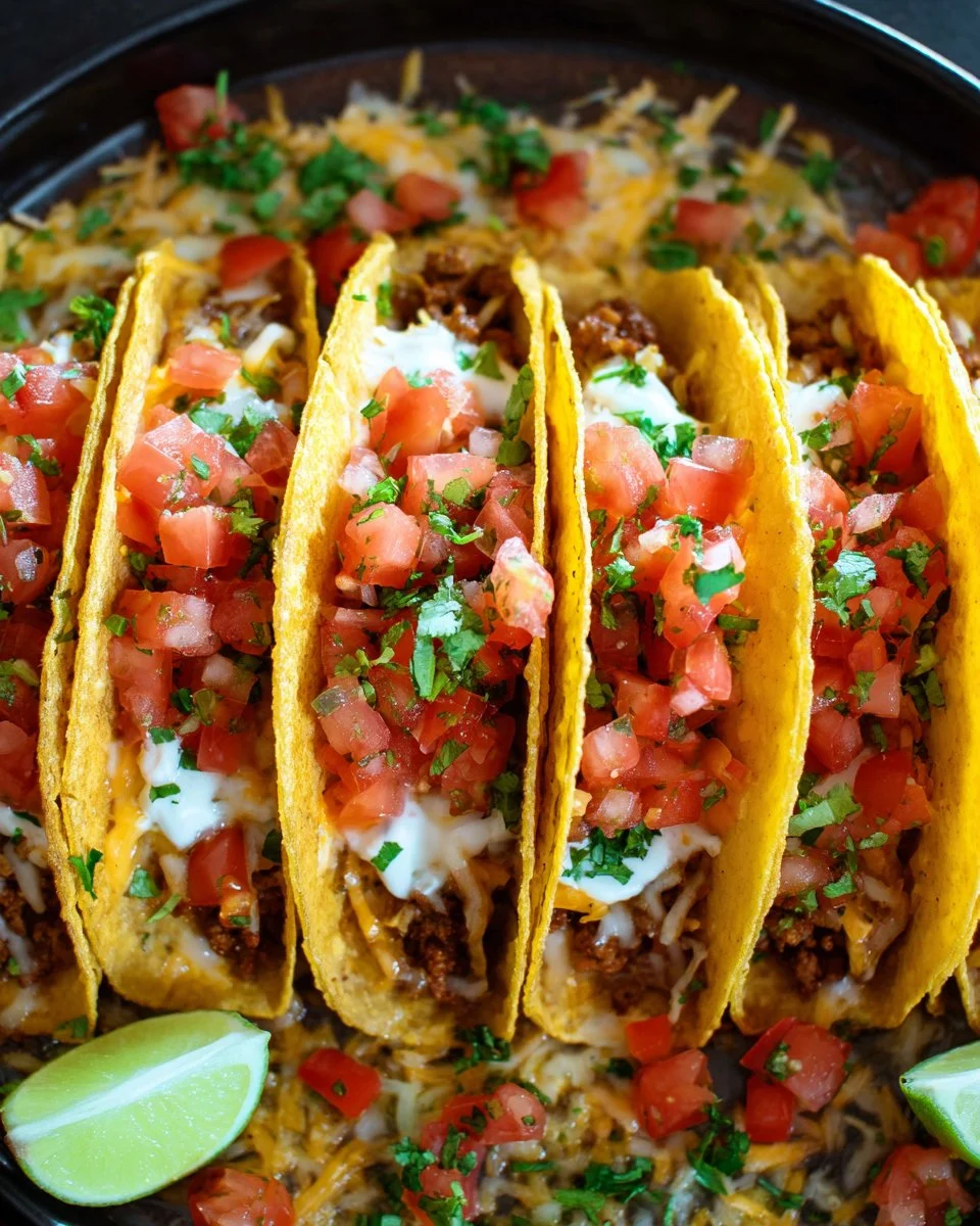 Easy Oven Baked Beef Tacos