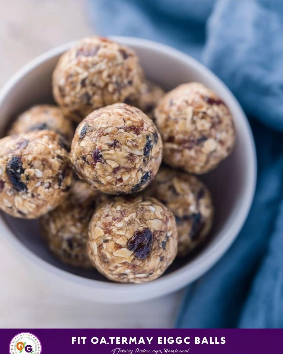 Fig Oatmeal Energy Balls