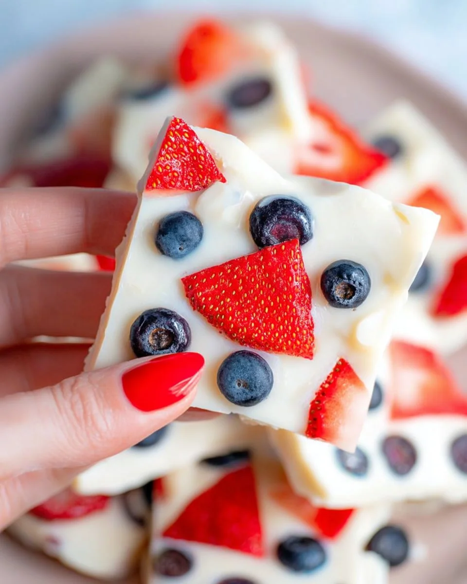 Frozen Yogurt Bark