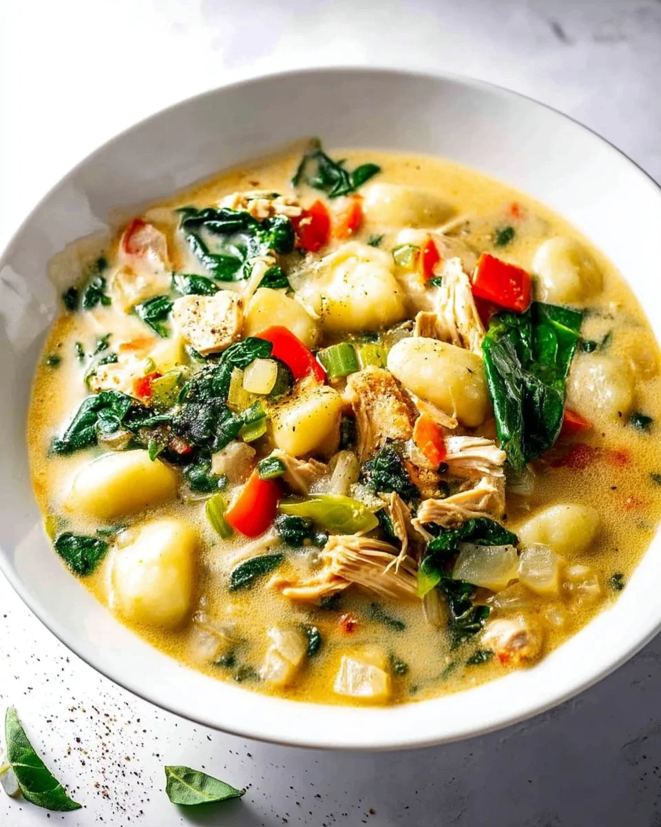 Gnocchi Soup with Chicken